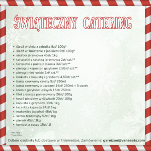 catering na wigilię Catering wigilijny Gdańsk